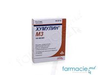 Humulin® M3 susp. inj. in cartus 100 UI/ml 3 ml N5