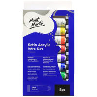 Набор для творчества Mont Marte PMSA8181 Set de vopsea acrilic Intro Set, 8 culori