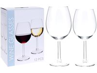 Set pahare Vinissimo 12buc (6buc pentru vin alb 430ml, 6buc pentru vin rosu 580ml)