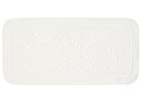 Коврик для ванны 36X71cm Alaska белый, PVC