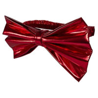 Decor de Crăciun și Anul Nou Promstore 56465 Fundita decorativa pentru scaun 50x7.5x34сm, stofa brocart rosie