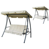 Садовая мебель Promstore 19009 Скамья-качели с тентом 1.95x1.35x1.80m