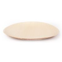 PLATOU ROTUND, biodegradabil, frunza de palmier, 20cm*2cm, 25buc, FM