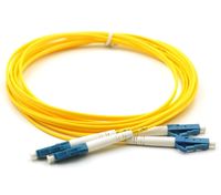 Fiber optic patch cords, singlemode Duplex LC-LC, 3m