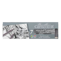 Set Monolith Graphite, 7 articole  Cretacolor