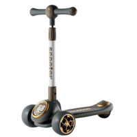 Самокат Richi 61802 Trotineta neagra pentru copii (6180X)