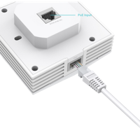 Wi-Fi 6 Dual Band Access Point TP-LINK "EAP650-Wall", 2976Mbps, MIMO, Gbit Port, Omada Mesh, PoE