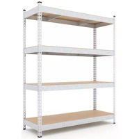 Cтеллаж складской Nex Home Raft metalic Titan 1800x1400x600mm, 4 nivele MDF, galvanizat