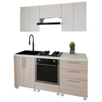 Мебель для кухни Smartex (30129) K4 180сm Alb+Stejar Deschis