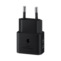 Original Sam. EP-T2510, Fast Travel Charger 25W PD (with cable), Black