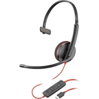 Наушники игровые Poly Blackwire 3210 Monaural USB-C (80S09AA)