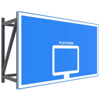 Coș de baschet PlayPark 2574 HD-22 cu sistem de fixare pe perete