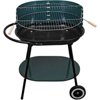 Мангал Activa Mastercook AM19321 Round Grill 62x42cm, pe carbuni