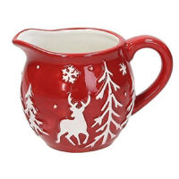 Veselă Tognana 39437 Recipient pentru frisca Natale Winter Wonderland 300ml, rosu