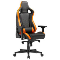 Офисное кресло Lumi CH06-34, Black/Orange, PVC Leather