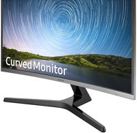 27" SAMSUNG C27R500FH, Gray, Curved-VA, 1920x1080, 60Hz, 4ms, 250cd, LED MegaDCR, D-Sub+HDMI