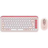 Клавиатура + Мышь Logitech POP Icon COMBO, Rose