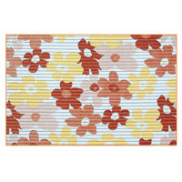 Коврик для ванной Bisk 01618 din spuma FLOWER 50x80cm maro