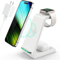 Беспроводная зарядка 3 in 1 wireless charging T3