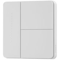 Выключатель электрический Aqara Z1 PRO - 2 клавиши (с нулём и без) квадратный подрозетник, белый (ZNQBKG43LM)