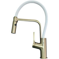 Смеситель кухонный SanDonna ANDRA Auriu-Alb