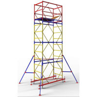 Лестница Lider-Tech 1+1 Turn mobil PSRV, H=3.6m (marimea podinei 1.6x0.75m)
