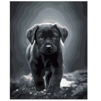 Картина по номерам Strateg R 8 /26 (DY277)(41980) Labrador, 40x50 cm