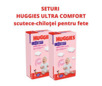 Набор трусики для девочек Huggies 4  (9-14 кг), 2x52 шт.