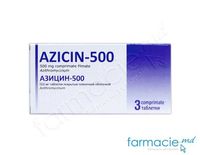 Azicin-500 comp. film. N3 (Азитромицин)