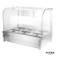 cumpără Bain marie (încălzitor pentru mâncare) 2.5+1kw,220V,30～80℃,1400x650x850mm în Chișinău