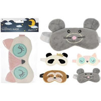 Jucărie de pluș Promstore 46870 Маска для сна детская 17.5Х8.5cm Животные