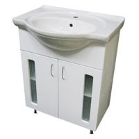 Dulap pentru lavoar Aquaplus Clasic 65 cu usi de sticla cu 7065