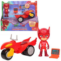 Игрушка miscellaneous PJ95110B Set de figurine Bufnița și scuter de Luna