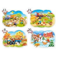 Головоломка Castorland Puzzle B-043019 4in1 (8pcs, 12pcs, 15pcs, 20pcs)