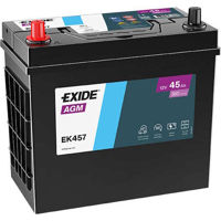 Автомобильный аккумулятор Exide AGM 12V 45Ah 380EN 237x127x227 +/- (EK457)