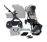 Коляска 3 в 1 KinderKraft B-Tour Light Grey