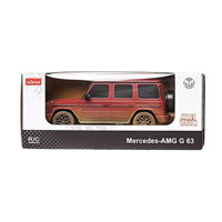 Jucărie cu telecomandă Rastar 95800-4 T/C 1:24 Mercedes-Benz G63 AMG-Muddy, rosu, 50542