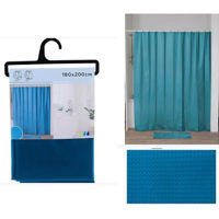 Занавеска для ванной Tendance 55694 180x200cm poliester, albastru inchis