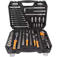 Набор ручных инструментов Hoteche 203126 Набор торцевых головок 126шт + трещетка 1/2"&1/4"&3/8"