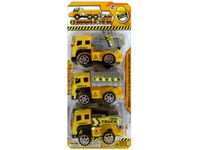 Набор машин строительных, военных -3шт