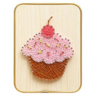 Набор для творчества miscellaneous DHBC28010 Set String Art 15x20 Cupcake