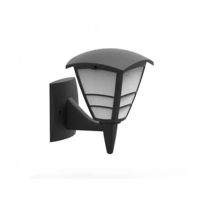 Aplică exterior Horoz YONCA-2, pe perete, E27, plastic, negru (400.010.133)