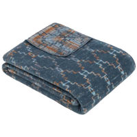 Домашний текстиль Ibena 2891/620 Jacquard Decke Aparan Petrol/brown