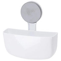 Аксессуар для ванной Promstore 55598 Cos pentru baie Bathroom 16x7x17cm, alb, plastic
