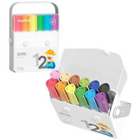 Set de creație Mideer MD1296 Set de markere lavabile, 12 culori