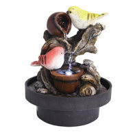 Декор H&S 46686 Фонтан декоративный LED Кувшины и птицы 23x18x18cm