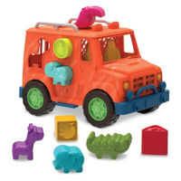 Головоломка Battat BT1029Z Sortator Jeep, orange, cod 60399