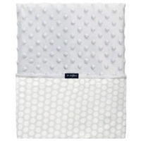 Комплект подушек и одеял Zaffiro WZ Покрывало Minky+хлопок 75х100 серый