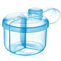 Container alimentare BabyJem 496 Recipient pentru lapte praf cu 3 compartimente Albastru