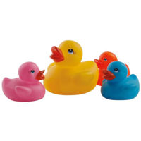Аксессуар для купания Eddy Toys ED89216 набор из 4 уточек для ванны
